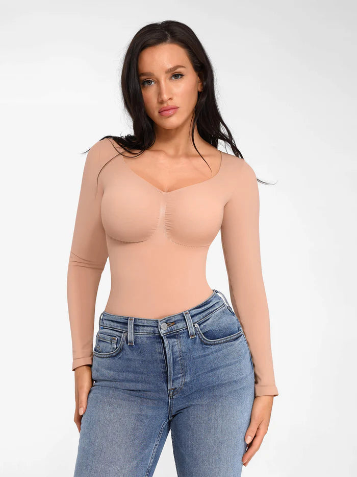 Body reductor MANGA LARGA de comprensión REAL | BodyGlam ® MODEL 2025