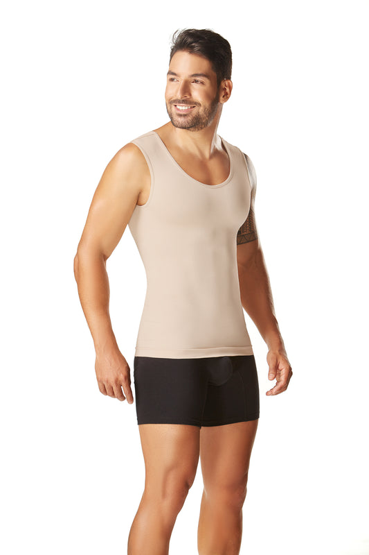 Camisilla REDUCTORA HOMBRE SEAMLESS | BodyGlam ® MODEL 2025