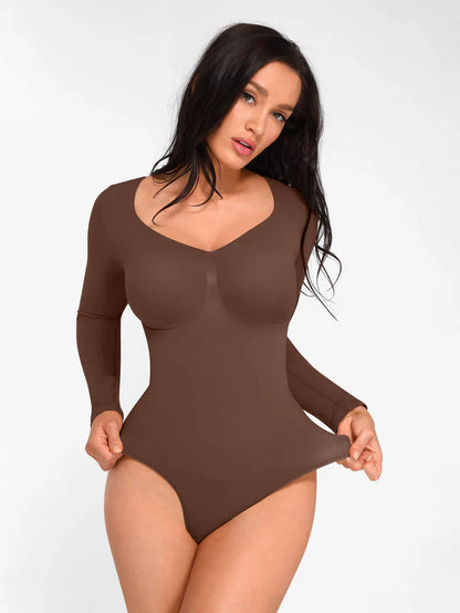 Body reductor MANGA LARGA de comprensión REAL | BodyGlam ® MODEL 2025
