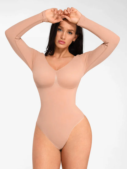 Body reductor MANGA LARGA de comprensión REAL | BodyGlam ® MODEL 2025