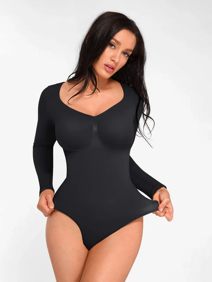 Body reductor MANGA LARGA de comprensión REAL | BodyGlam ® MODEL 2025
